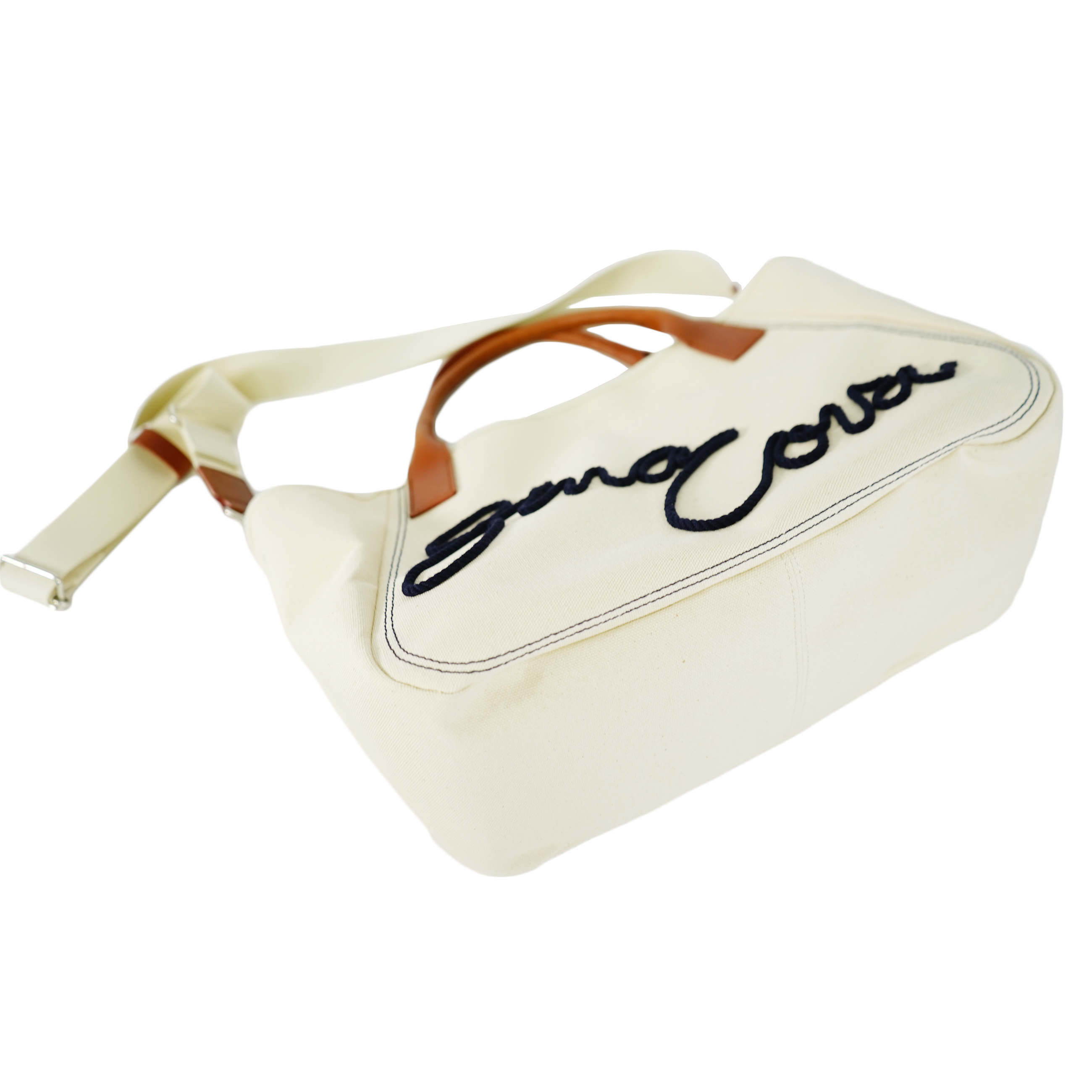 男女通用手提包,飾有刺繡繩紋,附肩帶,23177010