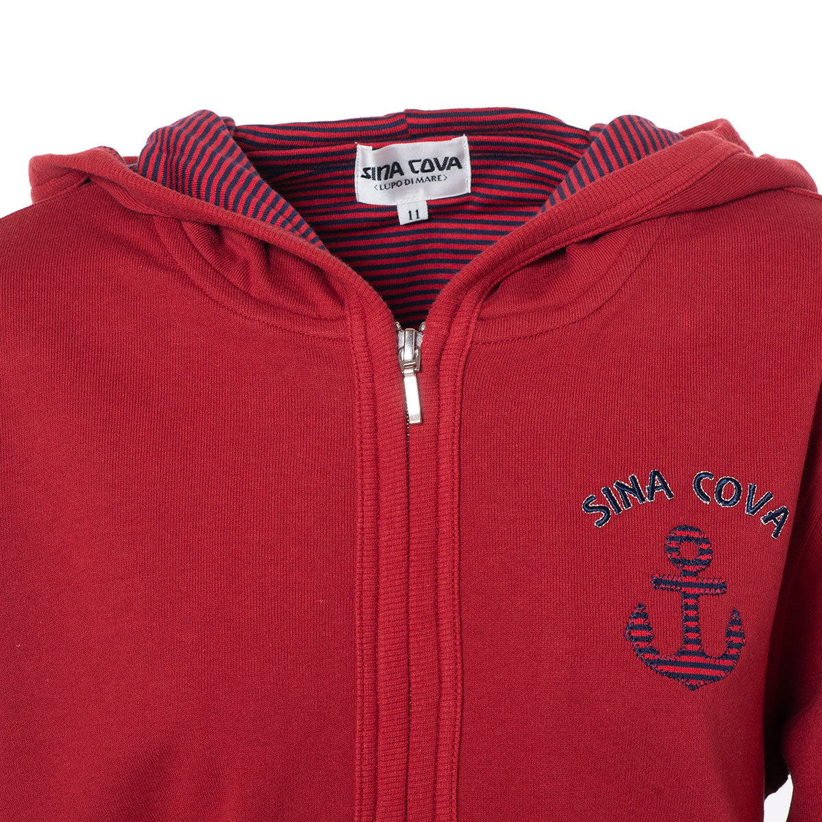 女士拉鍊連帽衫 19283010