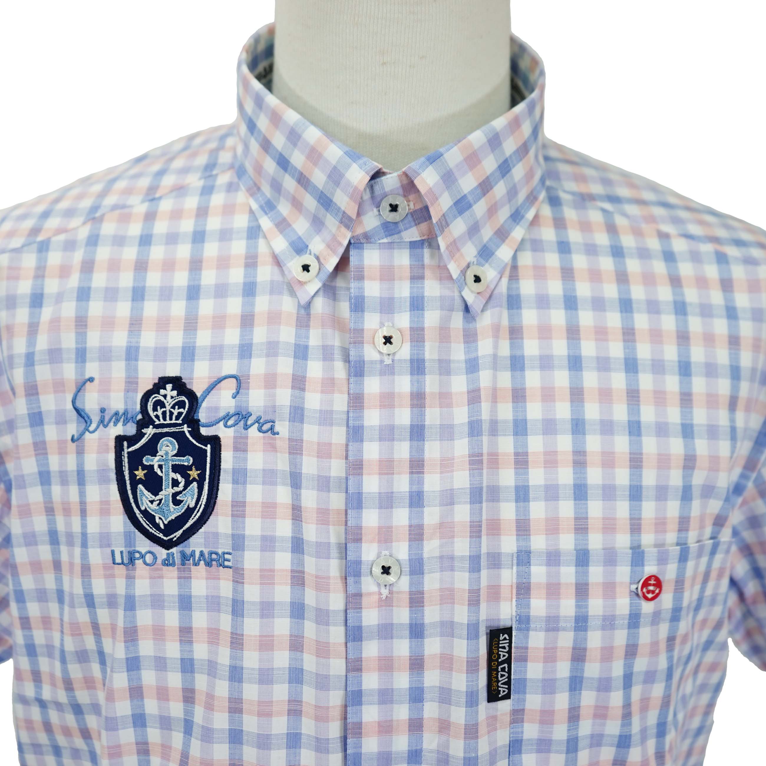 【アウトレット】シナコバ (SINA COVA) 半袖 ボタンダウンシャツ 22114510