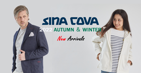 SINA COVA 2022 AUTUMN & WINTER 第４弾 新作商品入荷のお知らせ