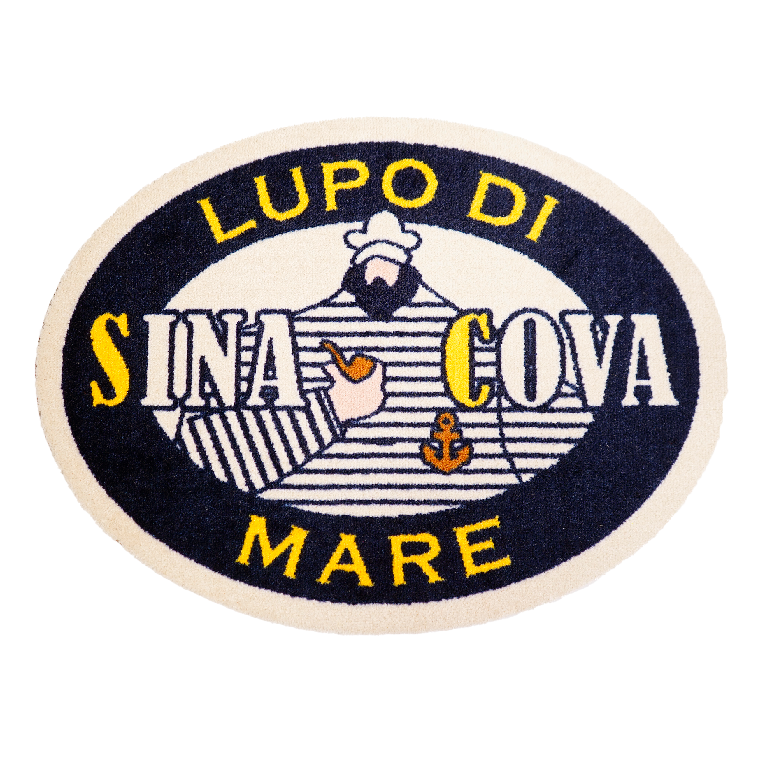 【公式】シナコバ（SINA COVA）シナコバオリジナル フロアマット LUPO DI MARE（楕円）　57002310
