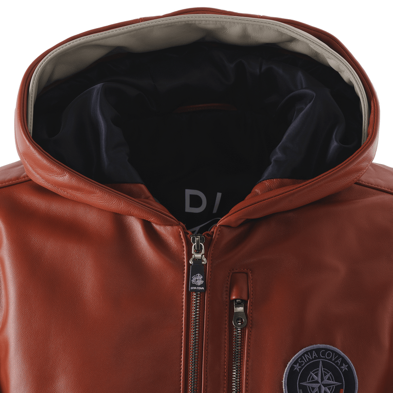 [Official] SINA COVA Hooded Leather Blouson 23223920