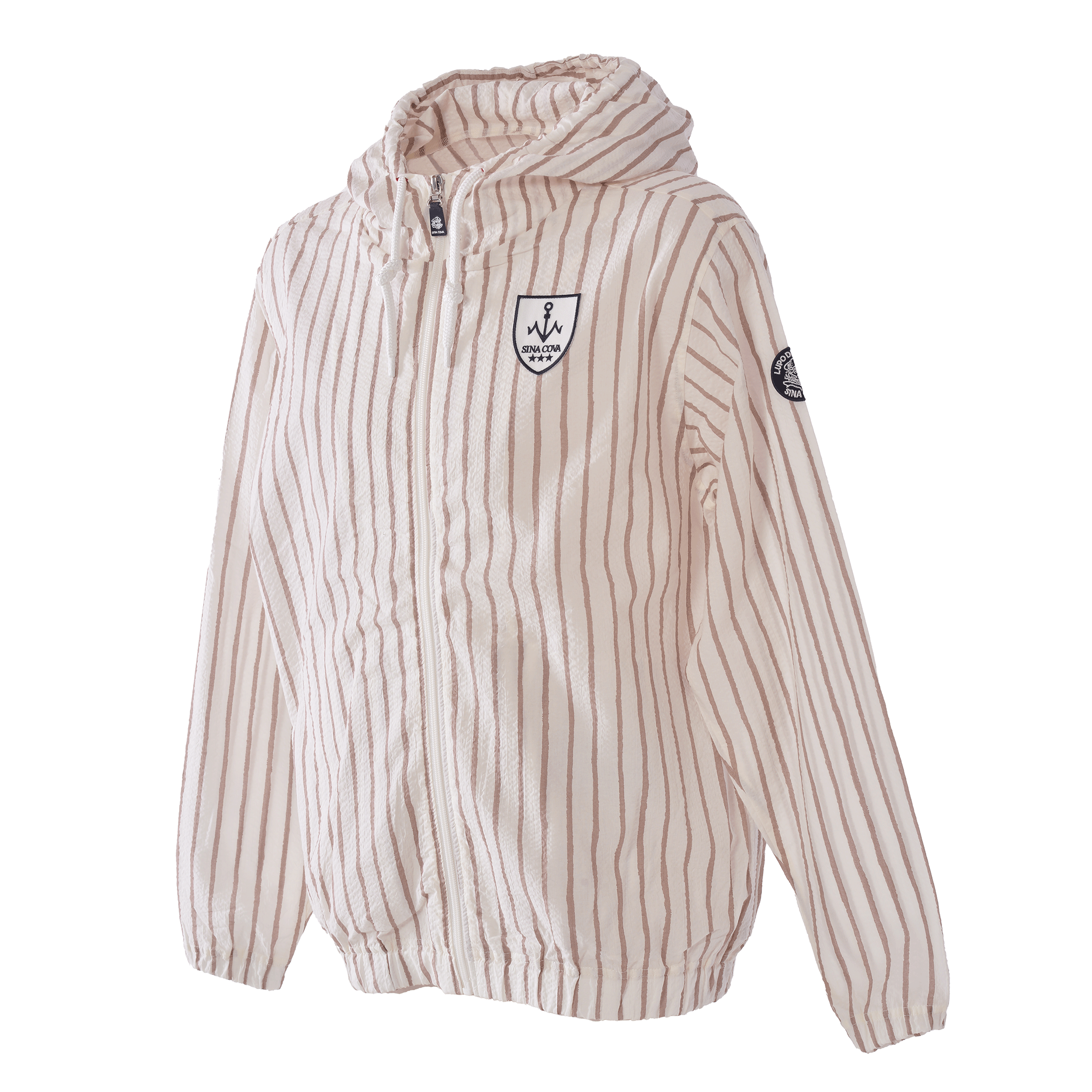 Zip-up shirt hoodie 26133040