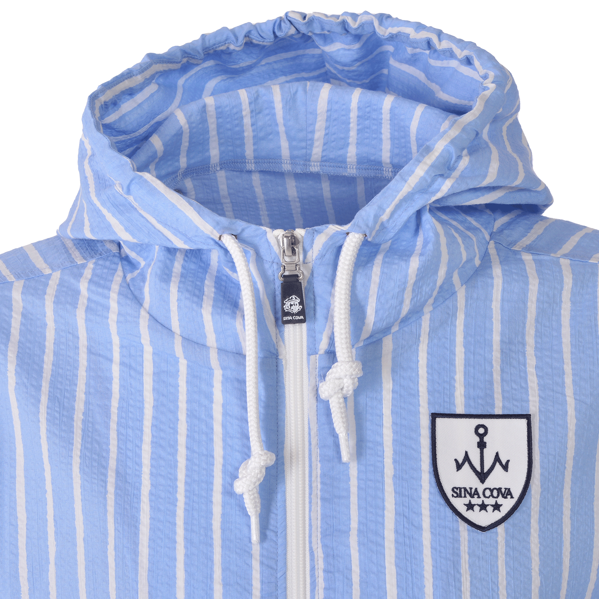 Zip-up shirt hoodie 26133040