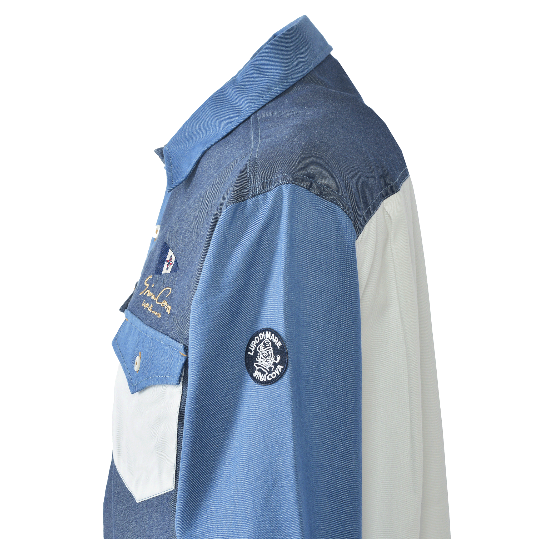 加大尺碼牛仔襯衫 26124016