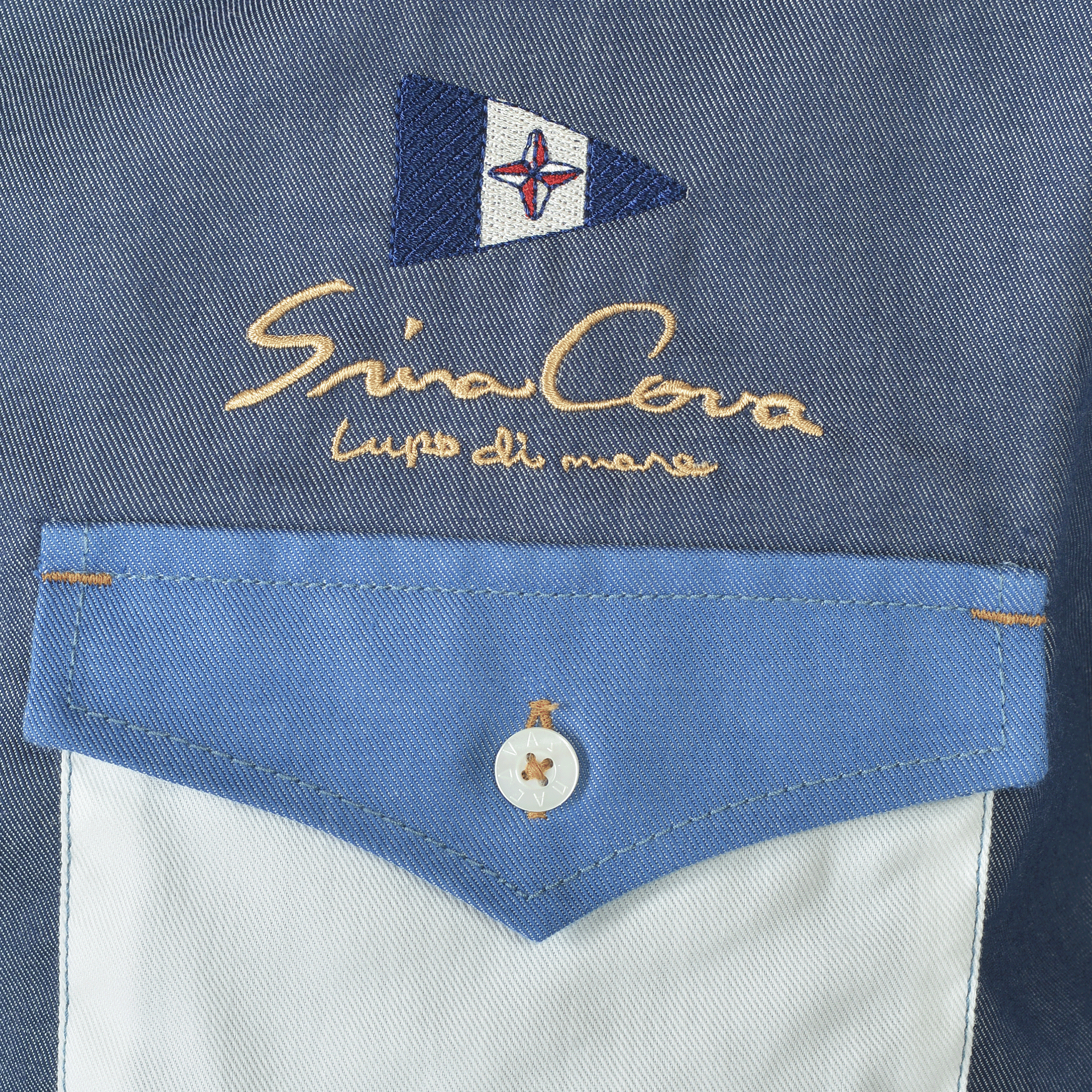 加大尺碼牛仔襯衫 26124016