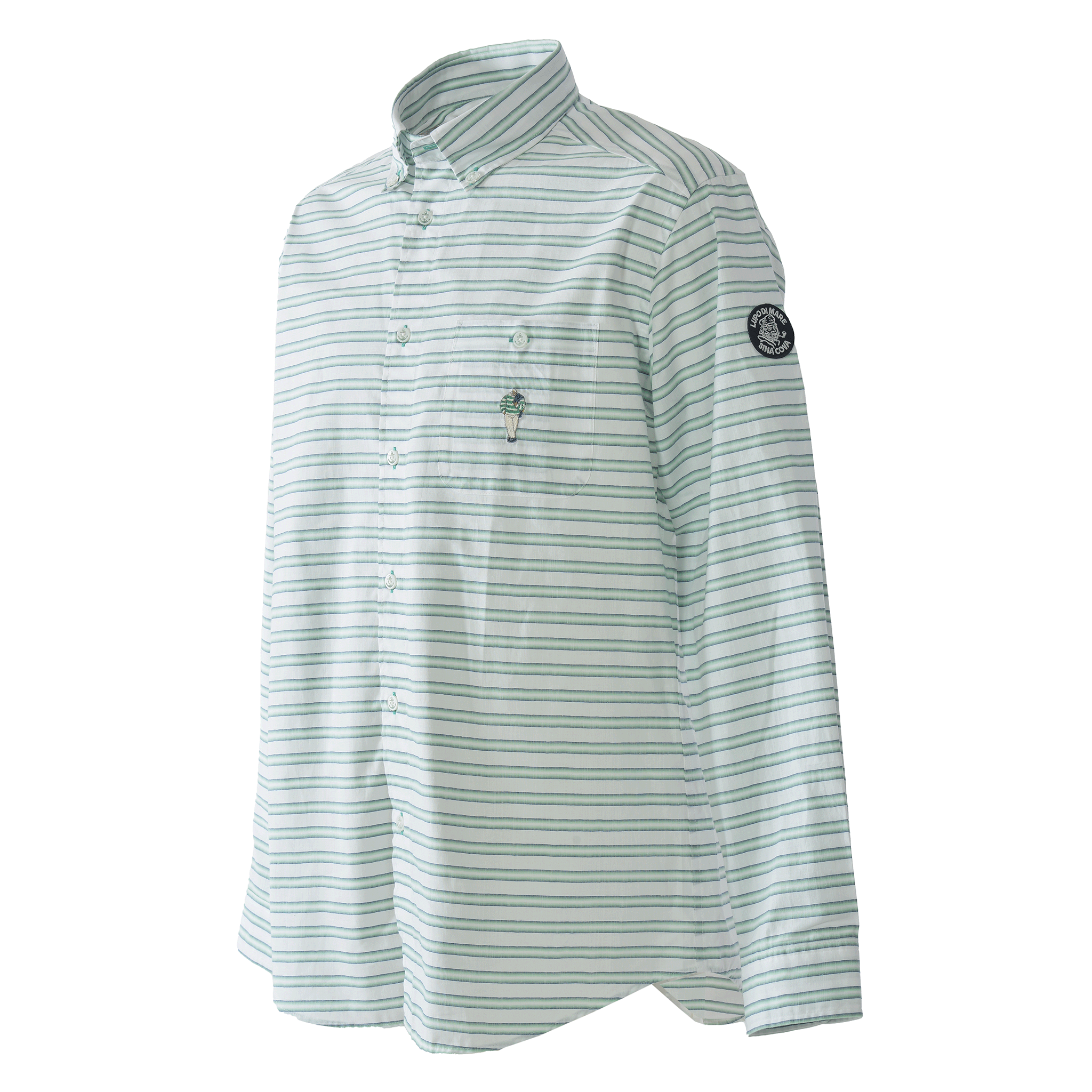 Long-sleeved button-down shirt 26124020