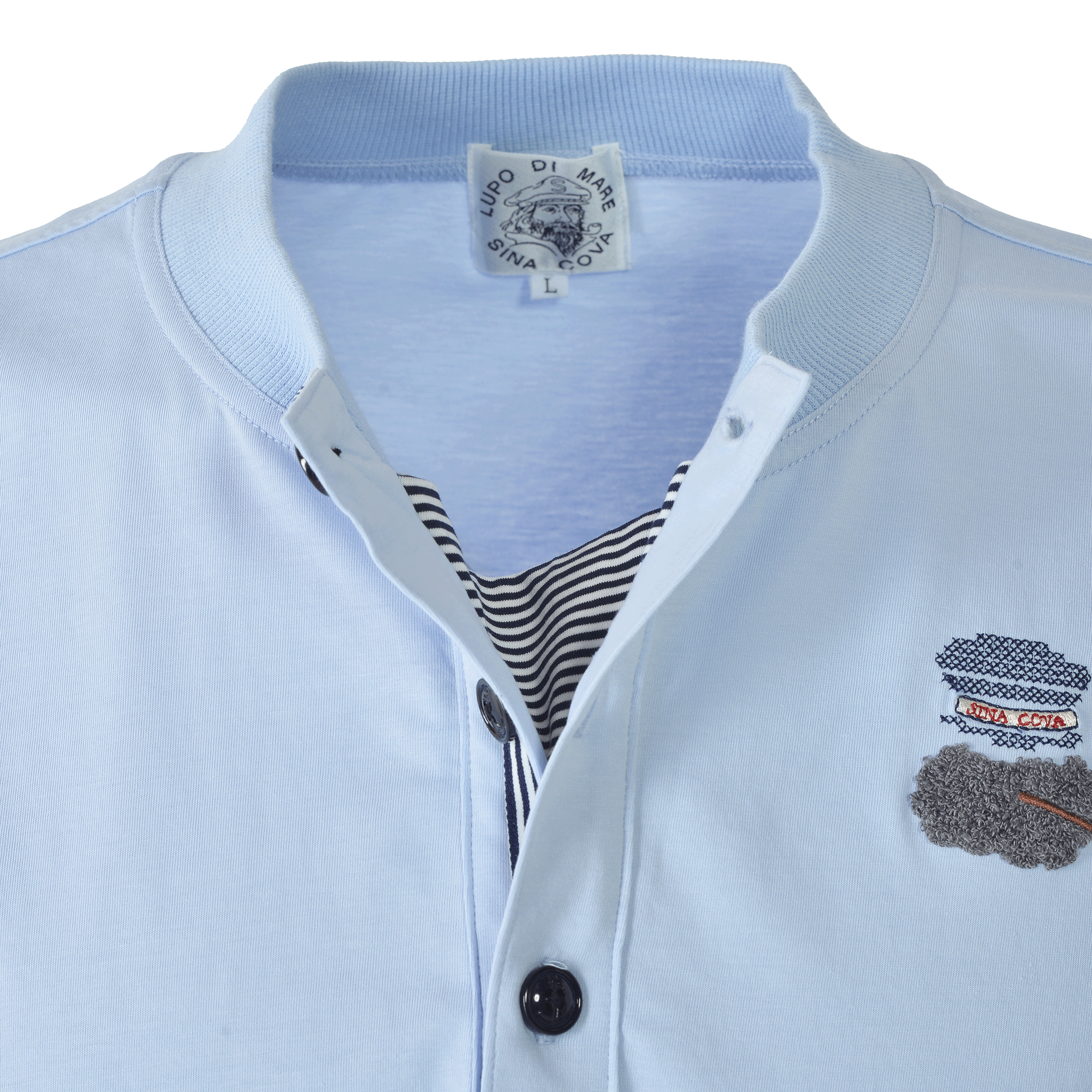 Henley Neck Short Sleeve T-Shirt Unisex (Men and Women) 26110550