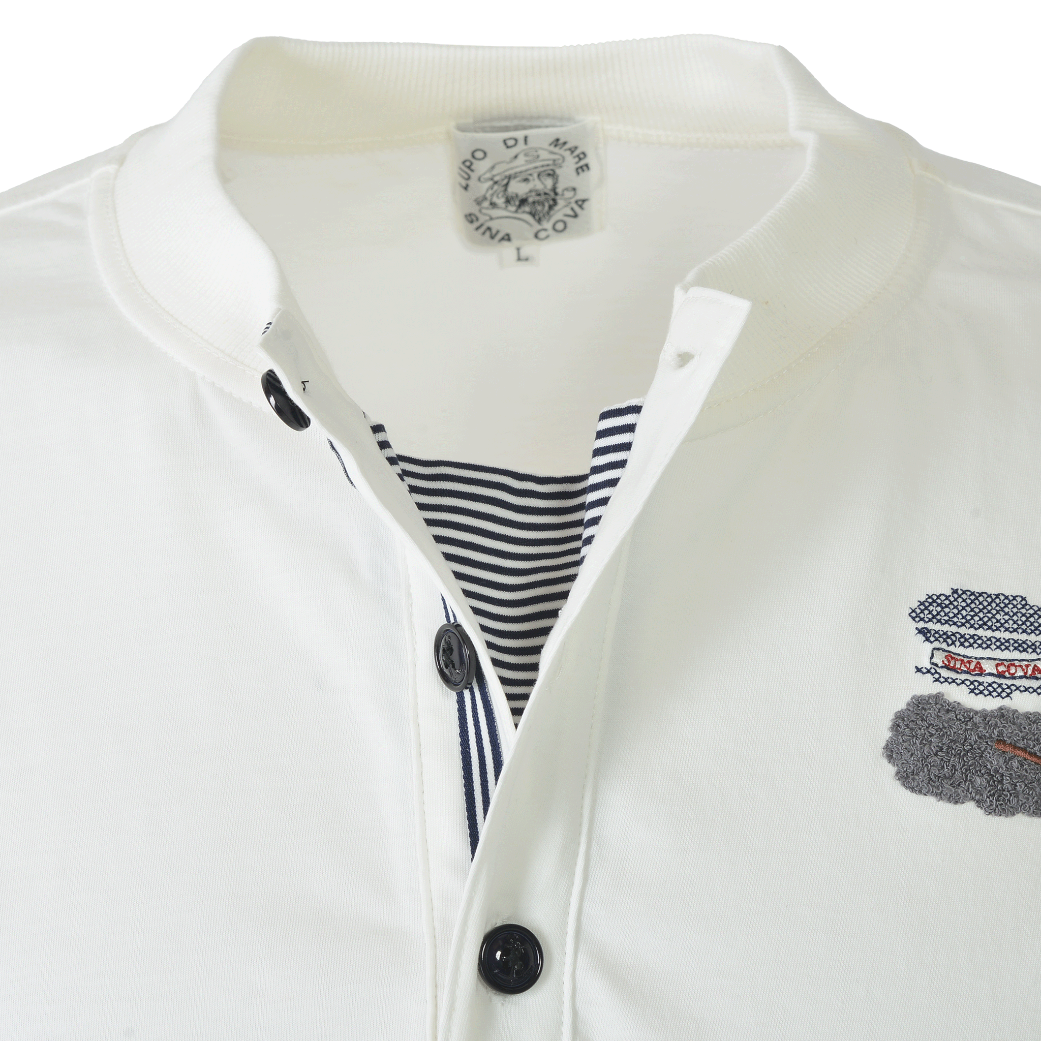 Henley Neck Short Sleeve T-Shirt Unisex (Men and Women) 26110550
