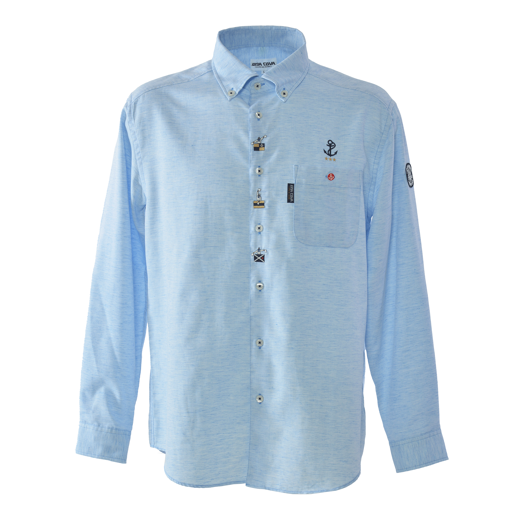 Long-sleeved button-down shirt 26214010