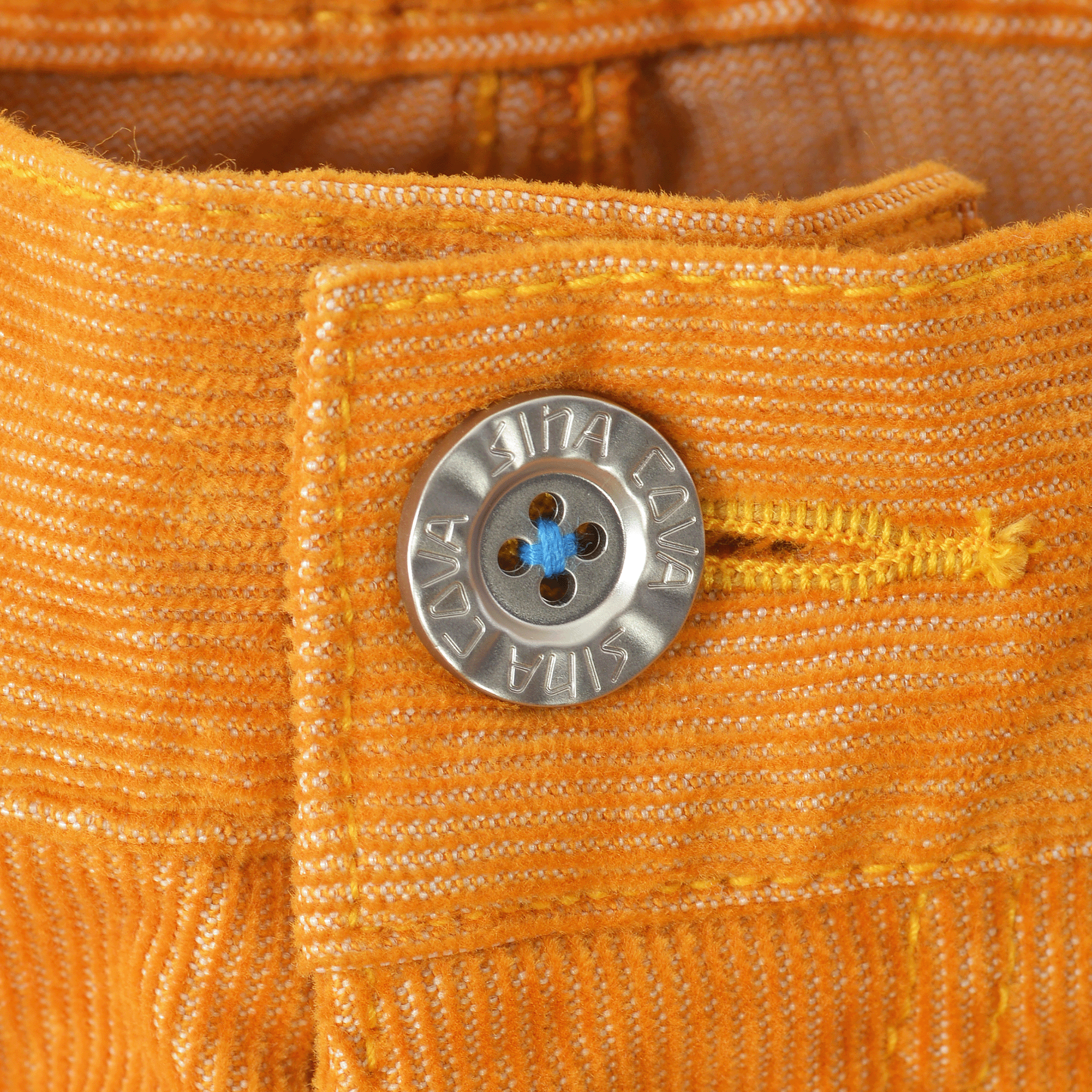 No-pleat tapered trousers