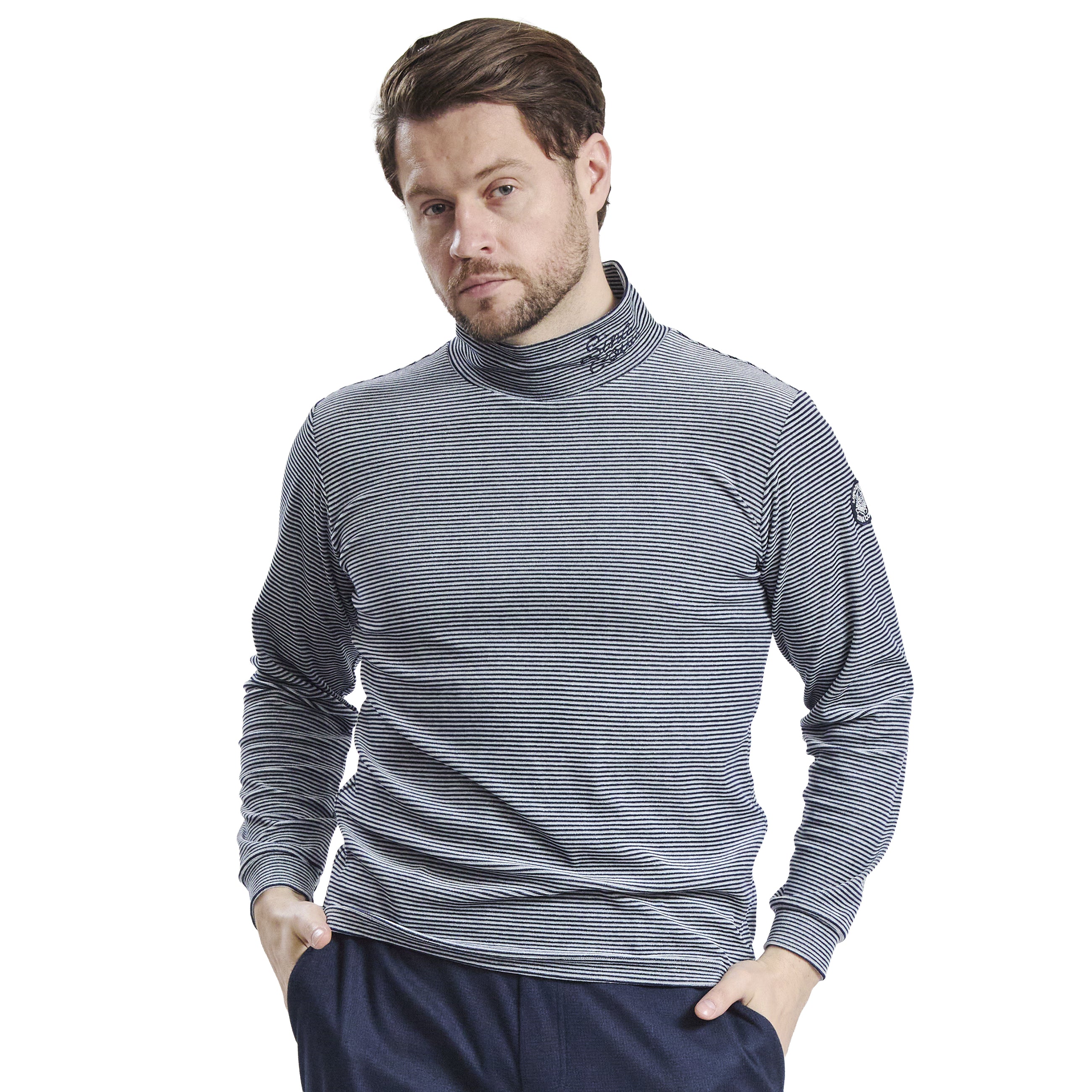 Off-Turtle Neck Long Sleeve T-Shirt 26230010