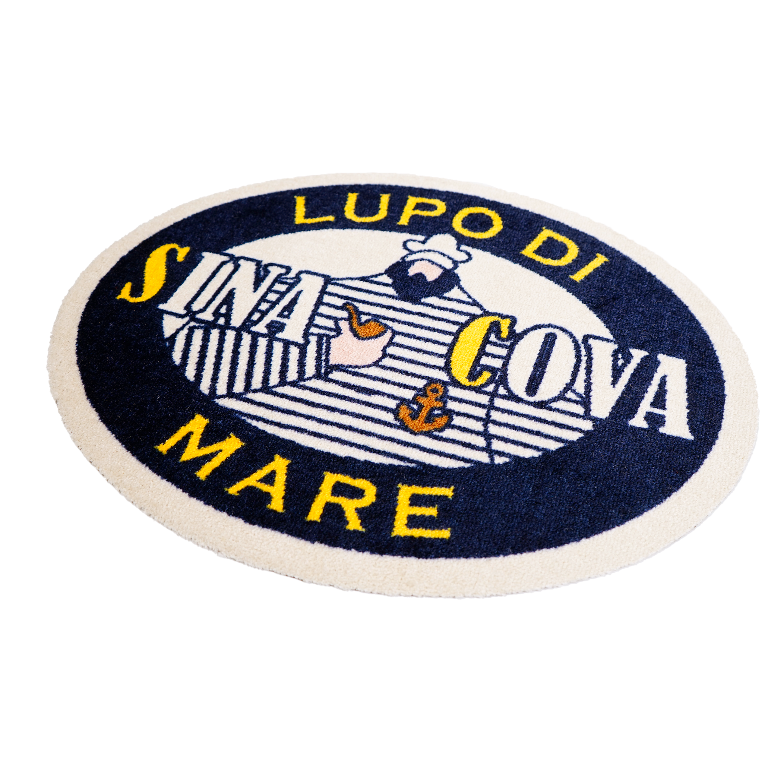 【公式】シナコバ（SINA COVA）シナコバオリジナル フロアマット LUPO DI MARE（楕円）　57002310