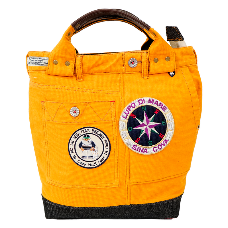 [Official] SINA COVA [One of a kind] Remade tote bag Orange 10070125