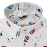 Short -sleeved button down shirt 20124600