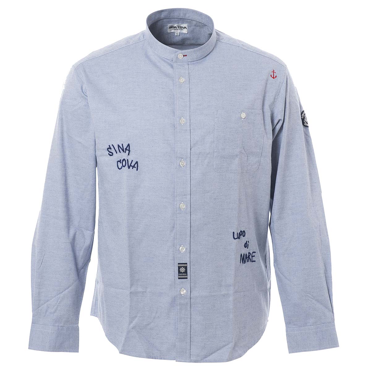 [歐特] 立領長袖襯衫 21234010