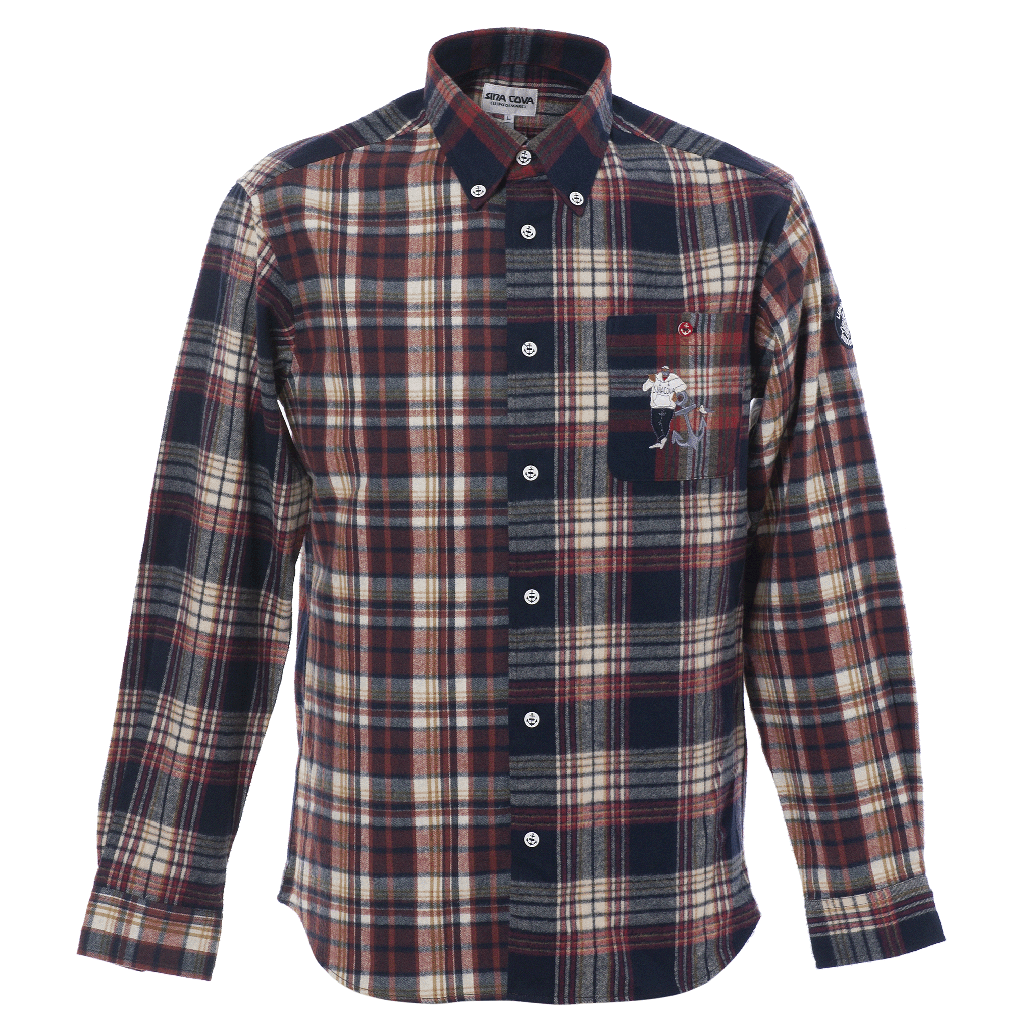 【アウトレット】シナコバ （SINA COVA） 長袖 ボタンダウンシャツ 22224050