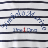 [Official] Sina Cova Long -sleeved T -shirt border unisex unisex 23110030