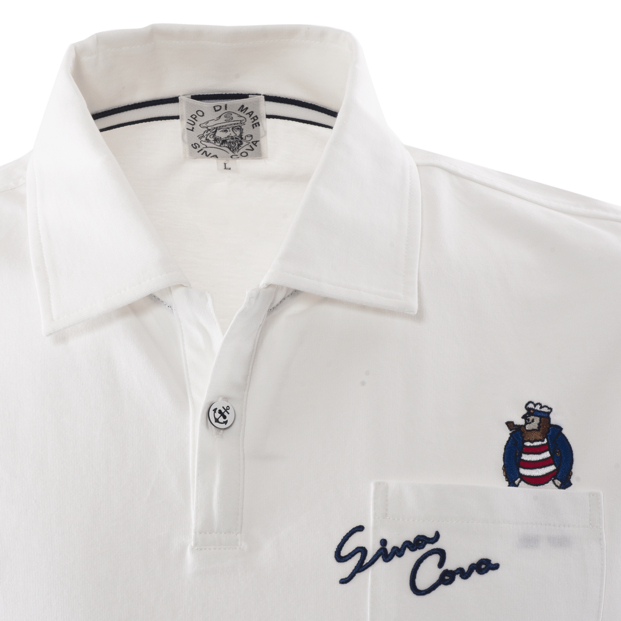 [Official] Shinakoba (Sina COVA) Short -sleeved polo shirt unisex (unisex) Size S ~ LL23120530