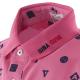 [Official] Sina Cova Short Sleeve Print Polo Shirt Function Material Sports 23150530