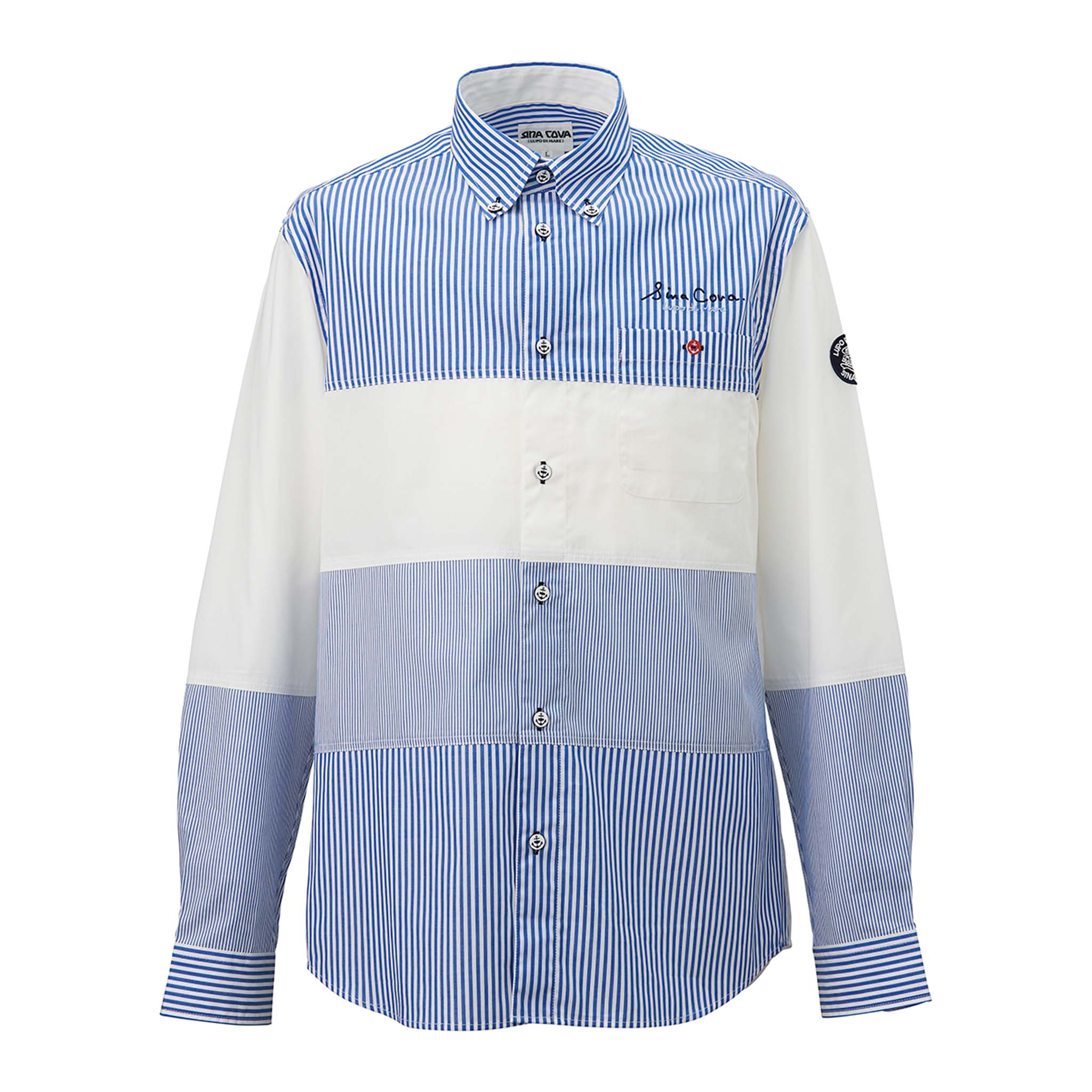 【アウトレット】シナコバ （SINA COVA） 長袖ボタンダウンシャツ　22124010