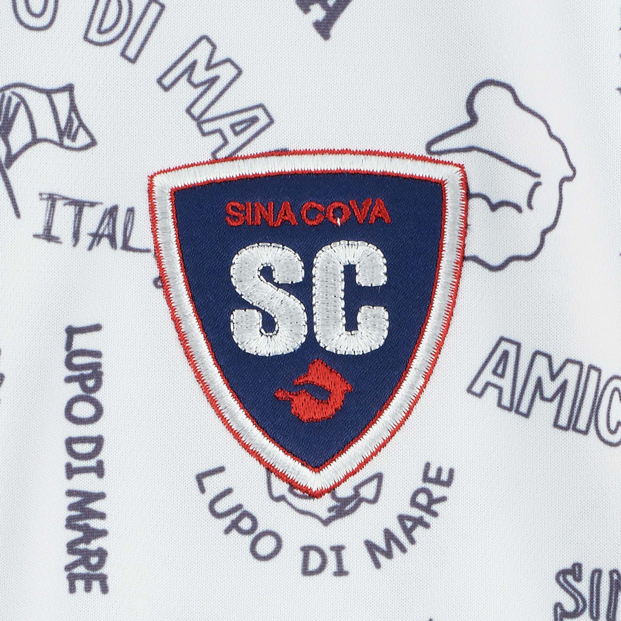 [Outlet] SINA COVA 全身印花短袖Polo衫 22150510