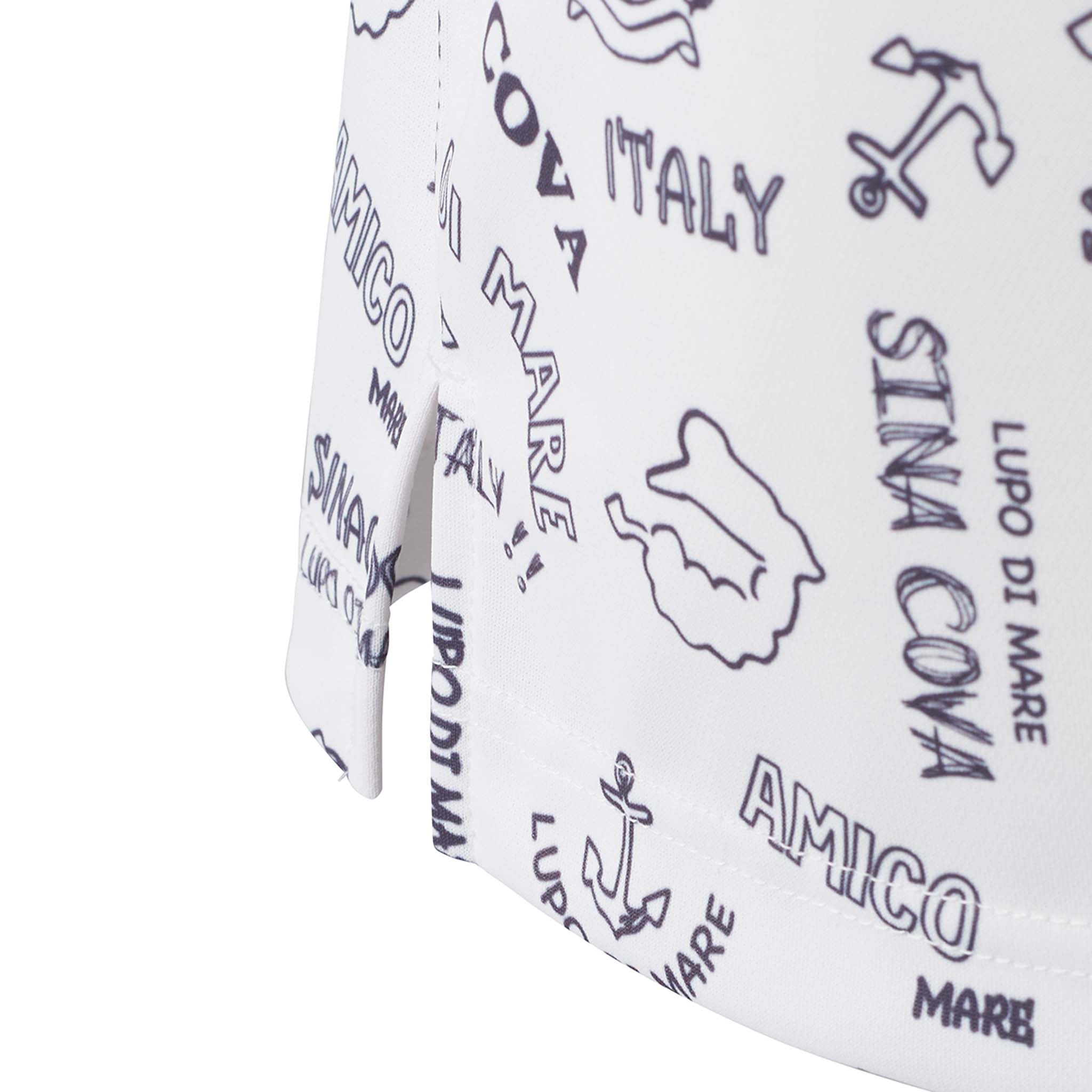 [Outlet] SINA COVA 全身印花短袖Polo衫 22150510