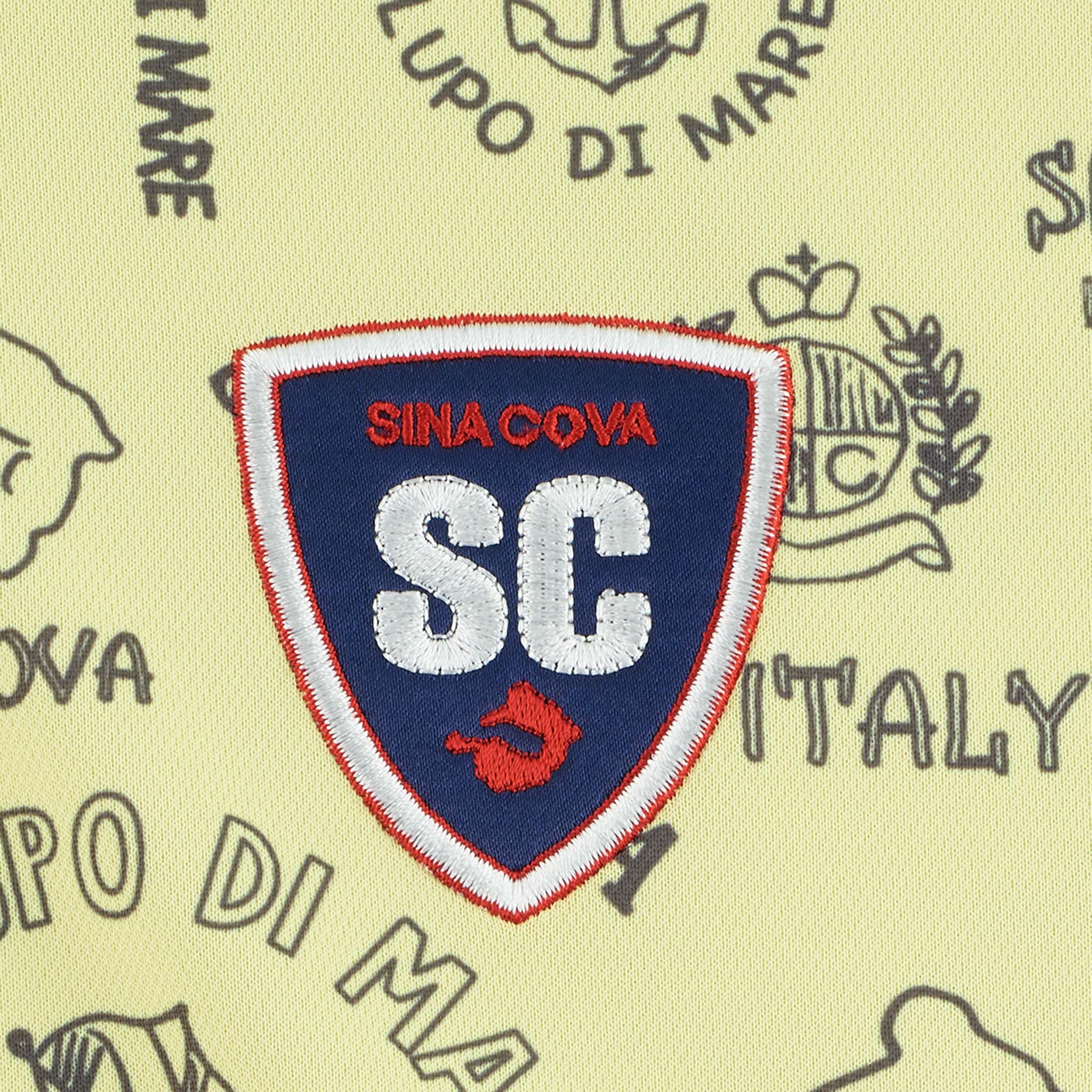 [Outlet] SINA COVA 全身印花短袖Polo衫 22150510