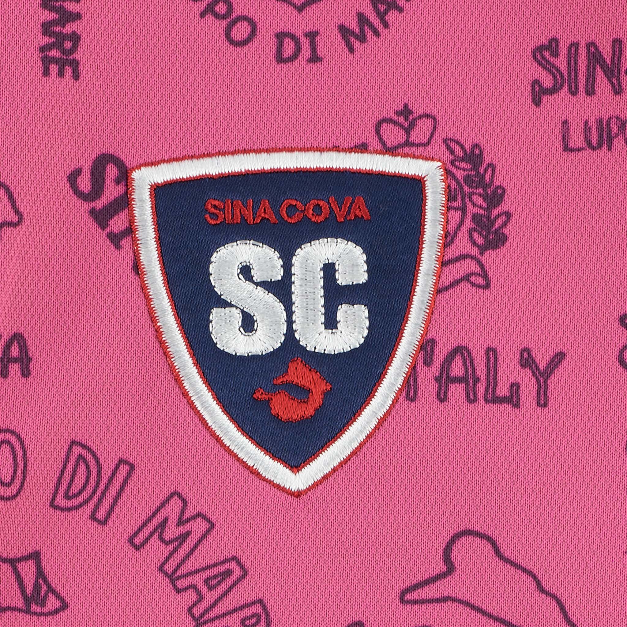 [Outlet] SINA COVA 全身印花短袖Polo衫 22150510