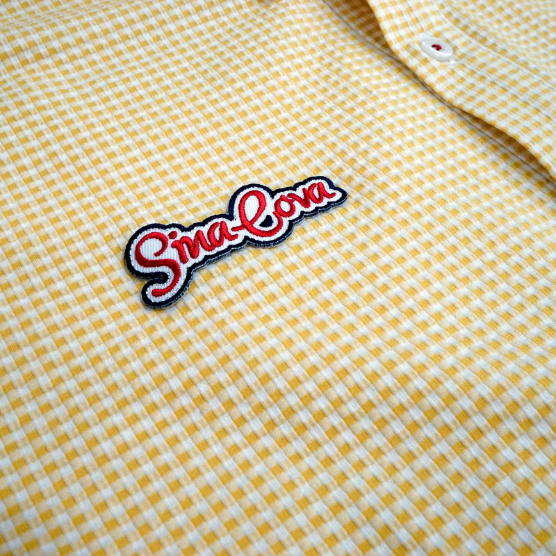 Check pattern short sleeve polo shirt 22150520